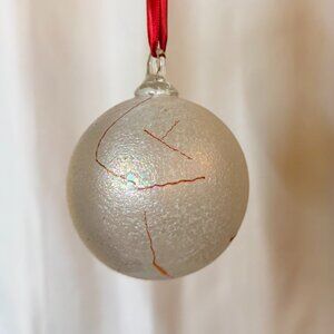 Vintage Glass Christmas Ornament
